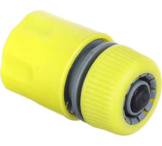 Коннектор для шланга 1/2" с аквастопом Inbloom 160-029