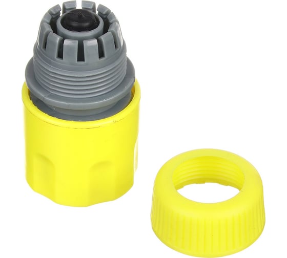 Коннектор для шланга 1/2" с аквастопом Inbloom 160-029