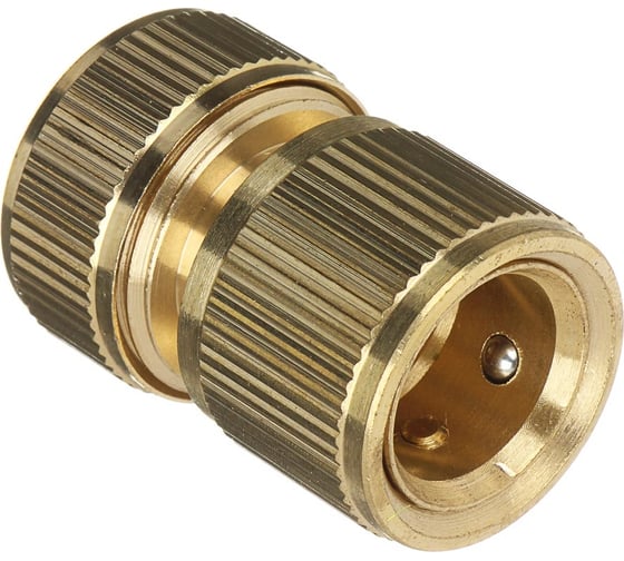 Коннектор PROF+ для шланга 1/2", латунь MY-301 Inbloom 169-034