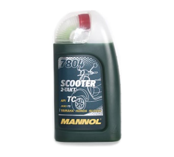 Mасло синтетическое для 2-х тактных двигателей 7804 2-Takt Scooter (1 л) MANNOL 1947 1