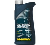 Mасло минеральное для 2-х тактных двигателей Outboard Universal (1 л) MANNOL 1421