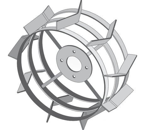 Грунтозацепы для мотоблоков (без ступицы) Целина 010127