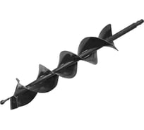 Шнек для грунта двухзаходный GDB-100/2 (20 мм; 100 мм; 80 см) CARVER 01.003.00045