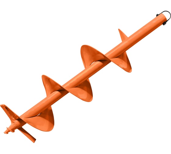 Шнек для грунта однозаходный GDB-200 (20 мм; 200 мм; 80 см) CARVER 01.003.00048 1