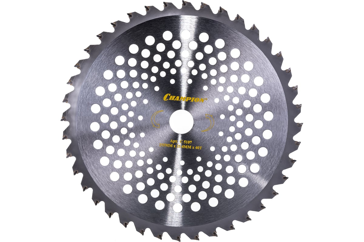 Нож с зубцами из твердого сплава (255х25.4 мм) Champion C5107 ...