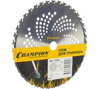 Нож с зубцами из твердого сплава Anti-kick (255х25.4 мм) Champion C5152