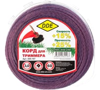 Корд триммерный (3.0 мм; 60 м; витая) DDE 645-167