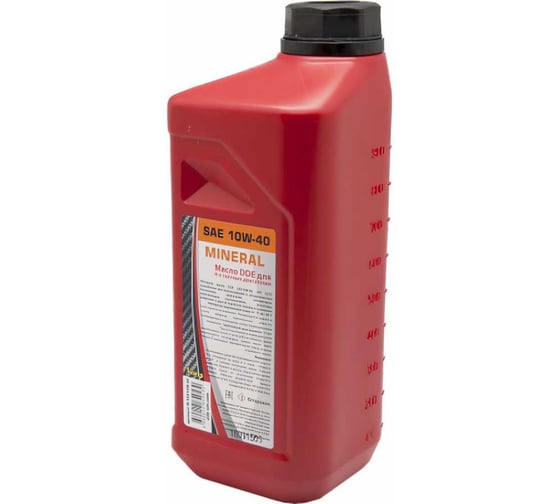 Масло 4-х тактное минеральное (1 л) DDE M-SAE10W-40