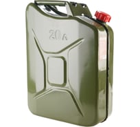 Канистра стальная, вертикальная, антикоррозийное покрытие, толщина стенки 0,7 мм, горловина с навинчивающейся крышкой, 20 литров AUTOPROFI KAN-700 (20L)