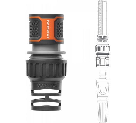 Коннектор для шланга (5/8”-3/4”; 15-19 мм) DAEWOO DWC 2019 26563124