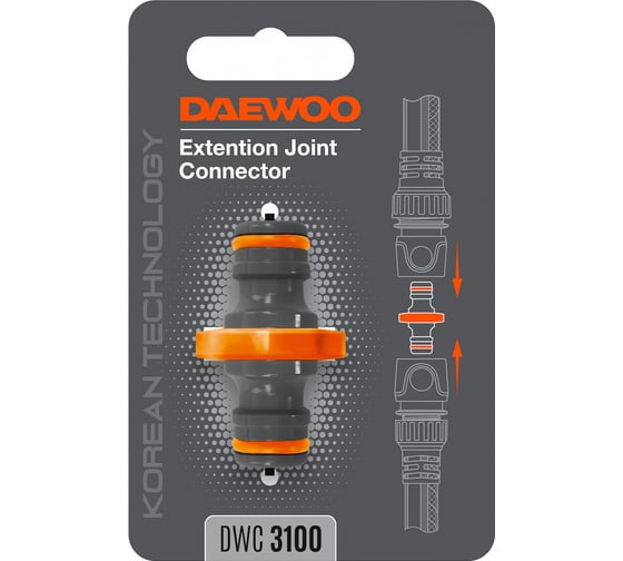 Двухсторонний коннектор (1/2"-3/4"; 13 мм-19 мм) DAEWOO DWC 3100