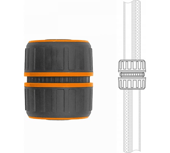Муфта ремонтная для шланга (5/8"-3/4"; 15-19 мм) DAEWOO DWC 3119