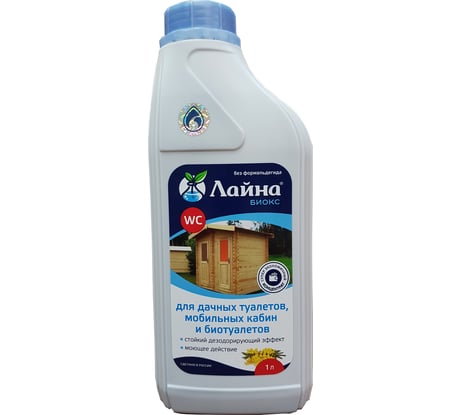 Универсальное моюще-дезодорируюшее средство для бытовых биотуалетов Лайна-Биокс (1 л) Лайна 30169