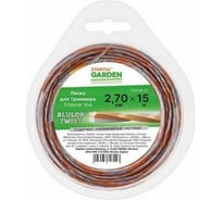 Леска для триммера Garden ALULON TWIST 2.7 мм, 15 м, сечение витой квадрат STARTUL ST6069-27