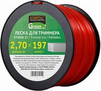 Леска для триммера Garden 2.7 мм, 197 м, сечение квадрат STARTUL ST6058-27