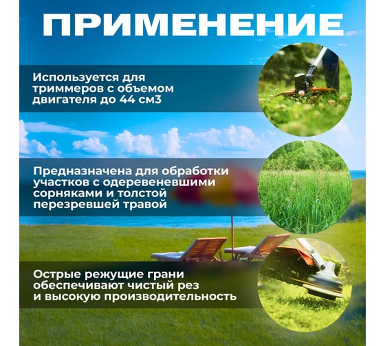 Леска для триммера Garden 2 мм, 15 м, сечение 4-лепестковая бесшумная STARTUL ST6062-20