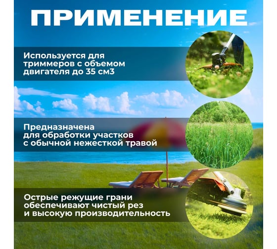 Леска для триммера Garden DUAL-CUT 2.4 мм, 15 м, сечение круглое STARTUL ST6067-24