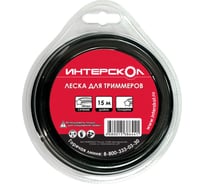 Леска для триммеров (1.65 мм; 15 м; звезда) Интерскол 1703.012