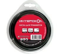 Леска для триммеров (1.65 мм; 15 м; круг) Интерскол 1701.004