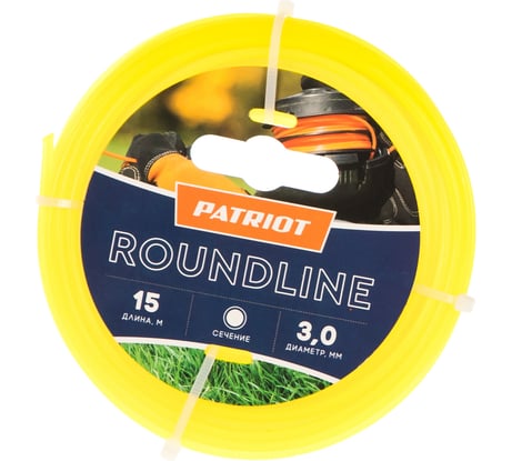 Леска Roundline (3.0 мм; 15 м; круг) PATRIOT 805201019