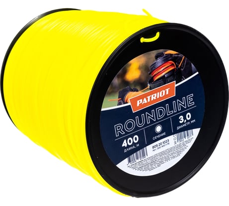 Леска Roundline (3.0 мм; 400 м; круг) PATRIOT 805201023