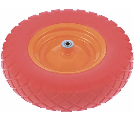 Колесо полиуретановое 4.80/4.00-8, длина оси 90 мм, подшипник 12 мм PALISAD 68978