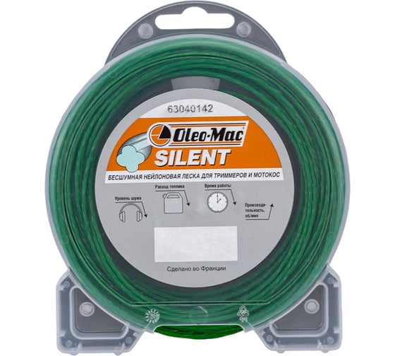 Леска 1.6мм 15м silent Oleo-Mac 6304-0142 1
