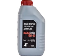 Масло моторное для 4-тактных двигателей полусинтетическое SAE 10W-40 API SJ/CF Evoline 4TPS10EVO