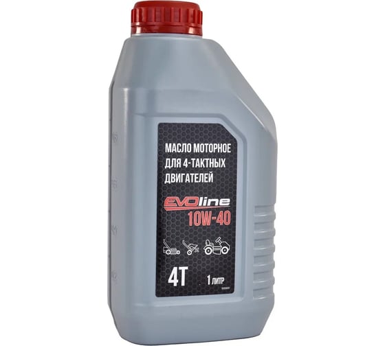Масло моторное для 4-тактных двигателей полусинтетическое SAE 10W-40 API SJ/CF Evoline 4TPS10EVO
