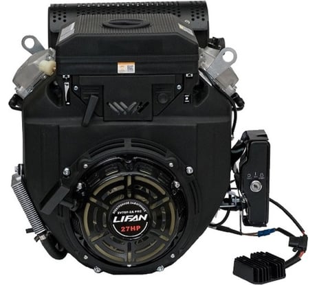 Двигатель LIFAN LF2V78F-2A PRO(New), 27 л.с. D25, 20А 00-00000859