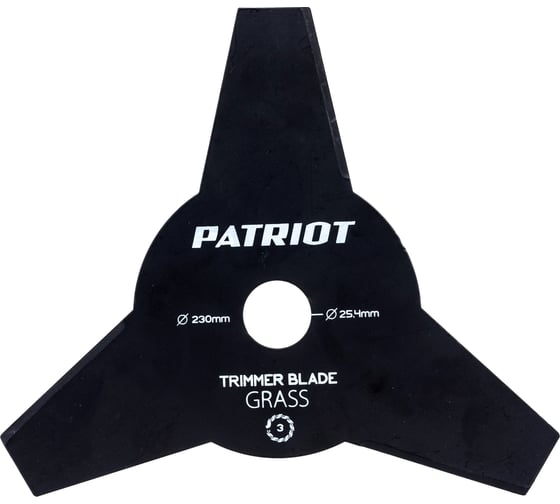 Нож для триммера (230х25.4 мм) PATRIOT 809115200