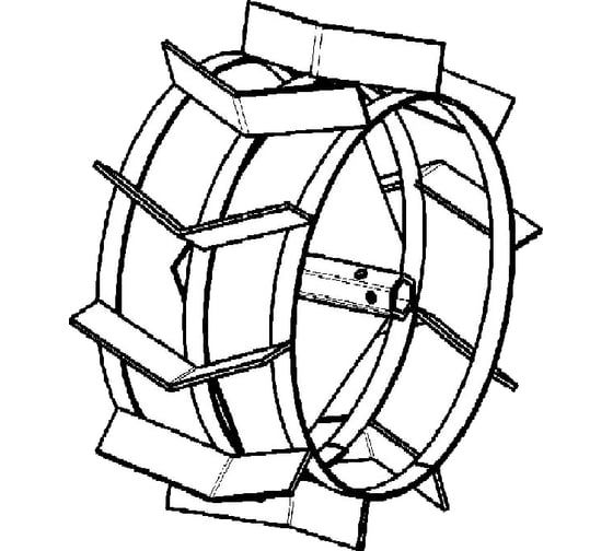 Грунтозацепы для мотоблока (430х200 мм; 32 мм; 2 шт.) Целина 010139 1
