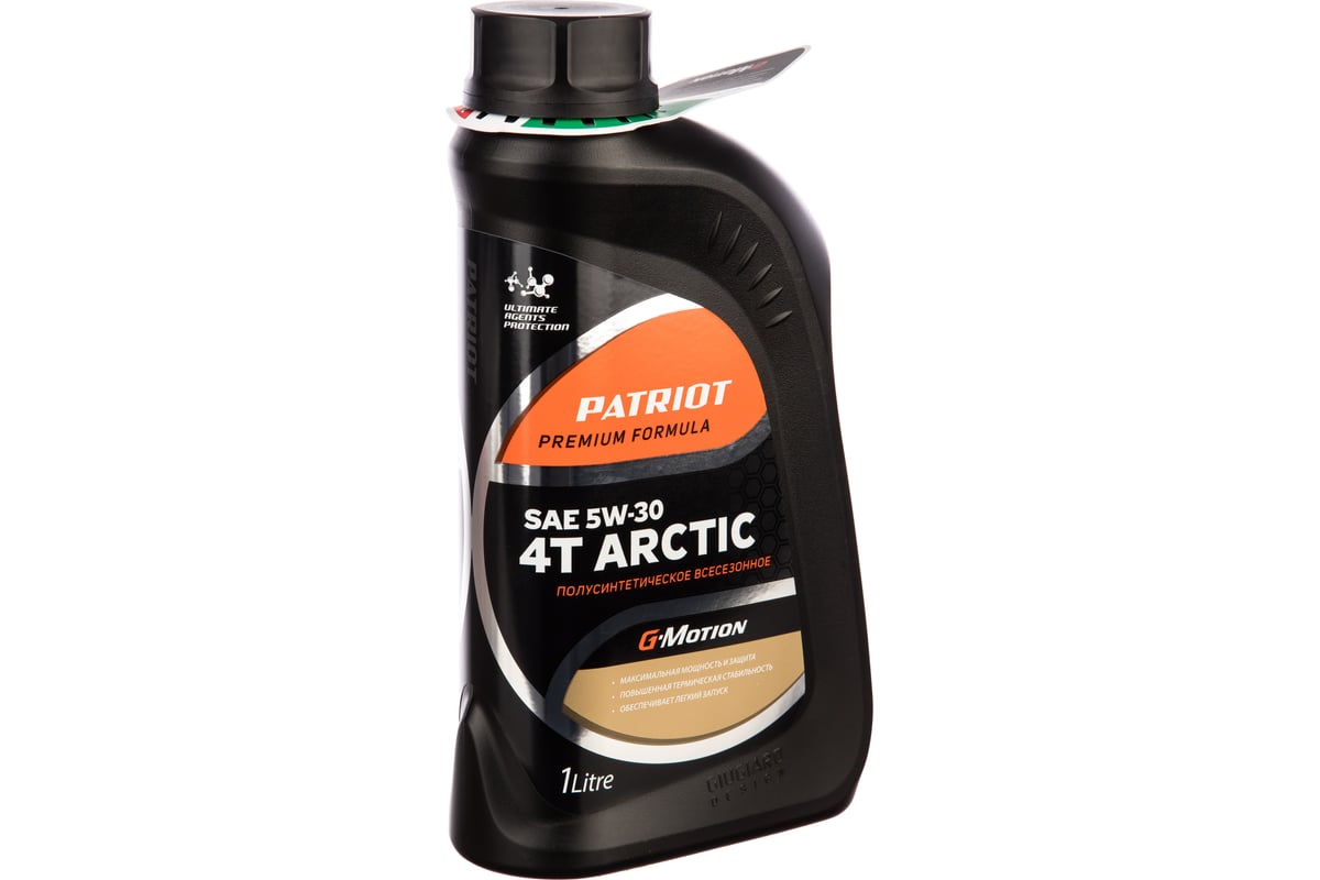 Масло полусинтетическое G-Motion 5W30 4Т ARCTIC (1 л) PATRIOT 850030100.  страна-изготовитель:Россия . Цена: 511, техническое описание, фасовка,  соответствие двигателям техники.