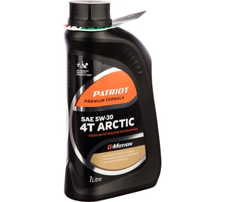 Масло полусинтетическое G-Motion 5W30 4Т ARCTIC (1 л) PATRIOT 850030100
