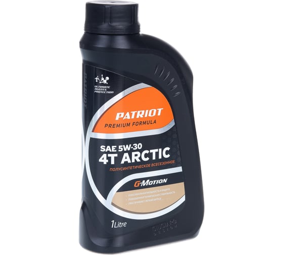 Масло полусинтетическое G-Motion 5W30 4Т ARCTIC (1 л) PATRIOT 850030100