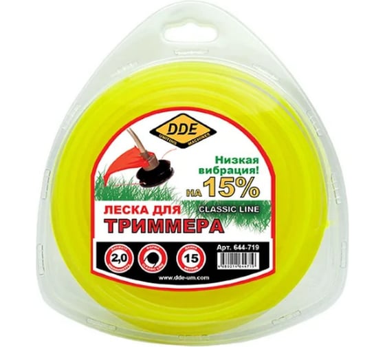 Корд триммерный Classic line (1.6 мм; 15 м; круг) DDE 644-689