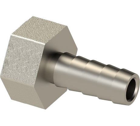 Штуцер для шланга RTP латунь, внутренняя резьба 14x1/2", никель 41126