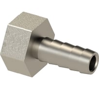 Штуцер для шланга RTP латунь, внутренняя резьба 10x1/2", никель 41124