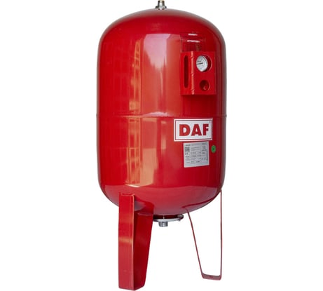 Бак расширительный вертикальный Tr100 (100 л; 16 бар; пред. давление 4 бара; 1"; EPDM; -10 до +110°С; красный) Mas Daf TR100-16bar-3001