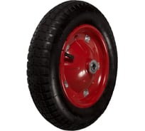 Колесо пневматическое со стальным ободом, протекторной резиной и шариковым подшипником (D350 мм; 20 мм) Tech-Krep 148420