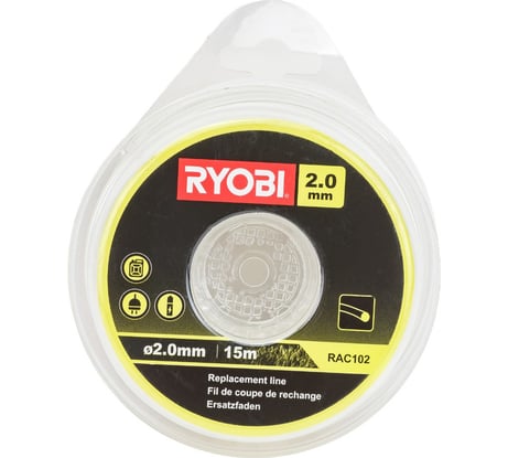 Леска (2.0 мм; 15 м; круг) RAC102 Ryobi 5132002639
