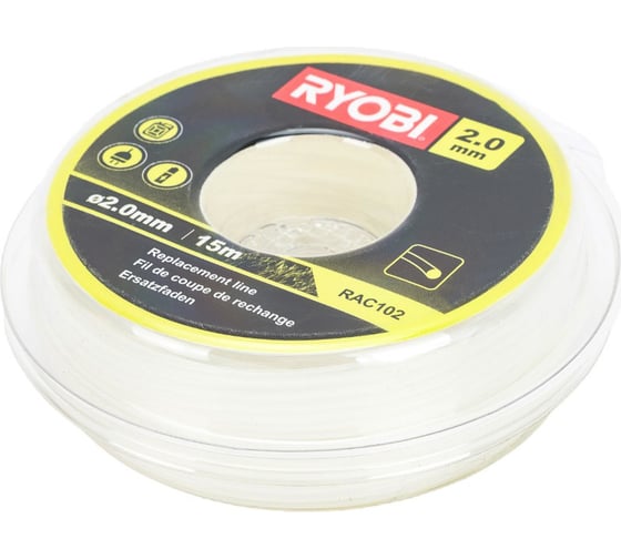 Леска (2.0 мм; 15 м; круг) RAC102 Ryobi 5132002639