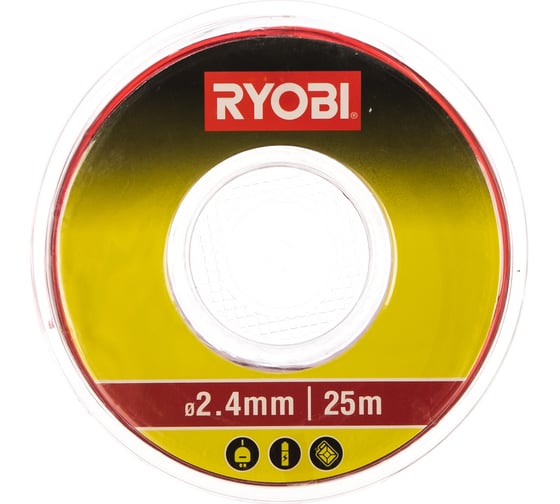 Леска (2.4 мм; 25 м; круг) RAC134 Ryobi 5132002627