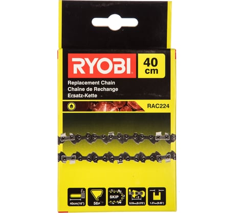 Цепь пильная (40 см; 1.3 мм; 3/8"; 56 зв.) RAC224 Ryobi 5132002649