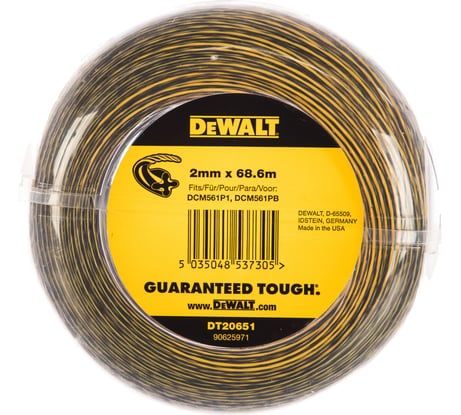 Леска (2 мм; 68.6 м; витая) DEWALT DT20651