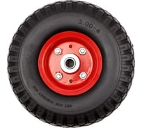 Колесо полиуретановое (10x3.00x4 pu; ось 16 мм, длина 75 мм) ENIFIELD 10x3.00x4 PU 16/75