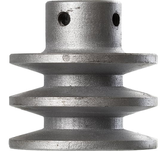 Шкив чугунный окрашенный, двухручейковый, V13 DDE 249-129