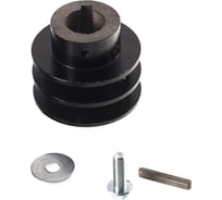 Шкив чугунный окрашенный, двухручейковый, V13 DDE 249-112