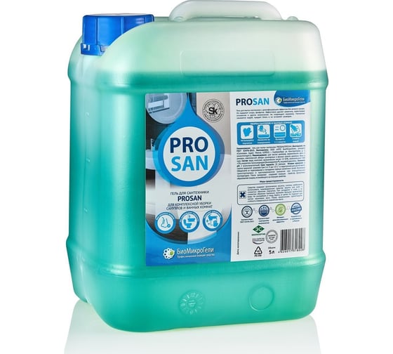 Гель для сантехники БиоМикроГели ProSan 5л П40-0500ЕК 1