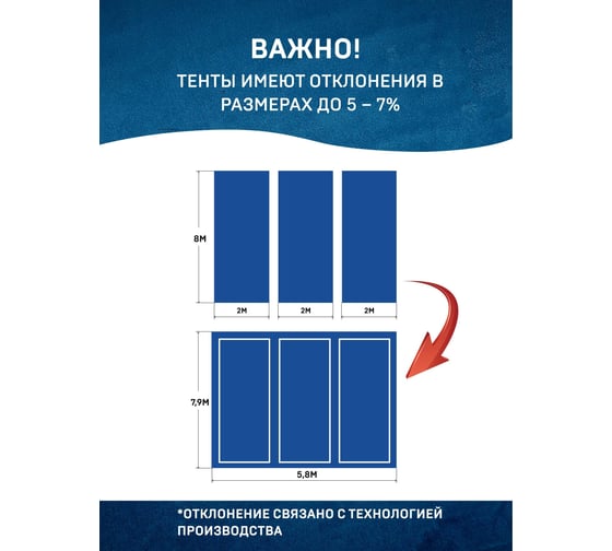 Тент садовый 6х8 м Rendell 00-00006352